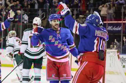 NHL: Minnesota Wild at New York Rangers