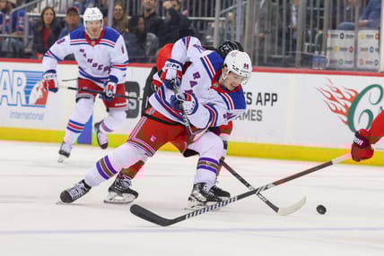 NHL: New York Rangers at New Jersey Devils