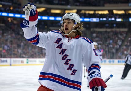 NHL: New York Rangers at Minnesota Wild