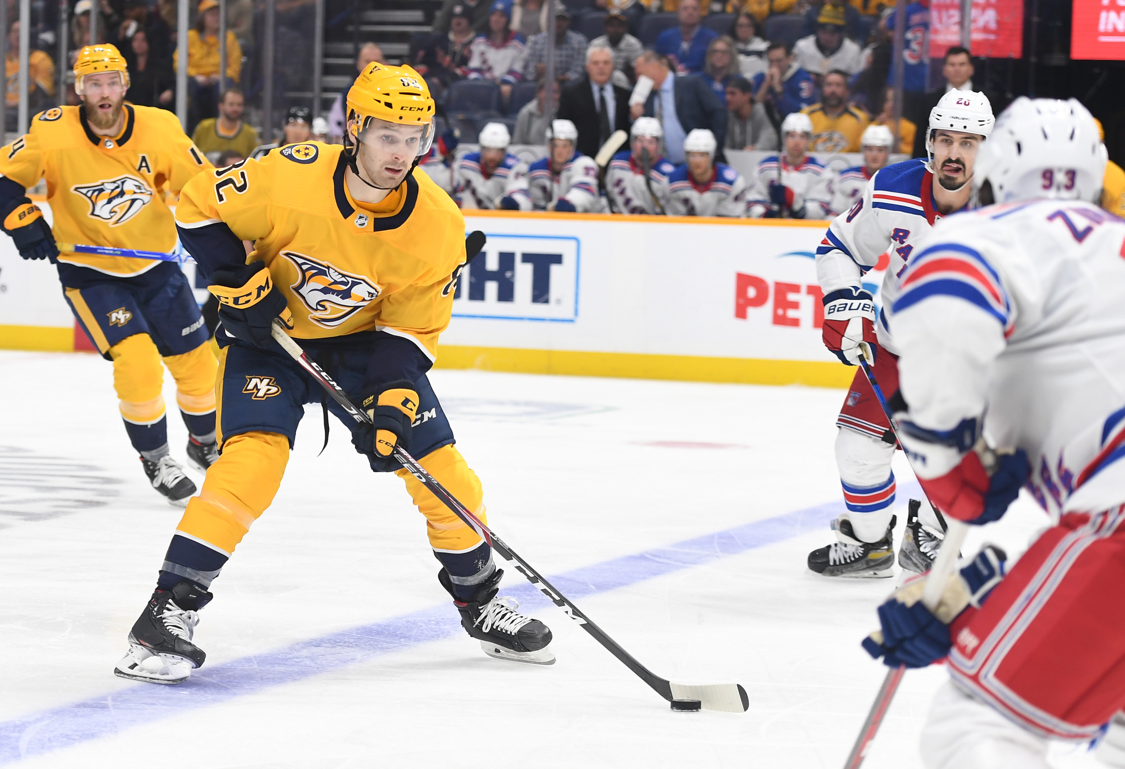 NHL: New York Rangers at Nashville Predators