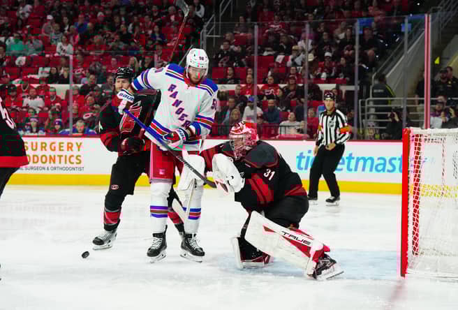 NHL: Stanley Cup Playoffs-New York Rangers at Carolina Hurricanes