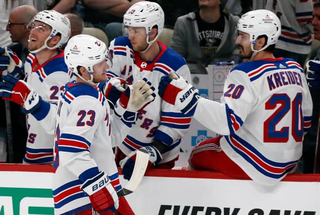 NHL: New York Rangers at Pittsburgh Penguins