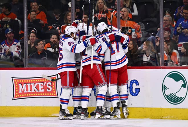 NHL: New York Rangers at Philadelphia Flyers