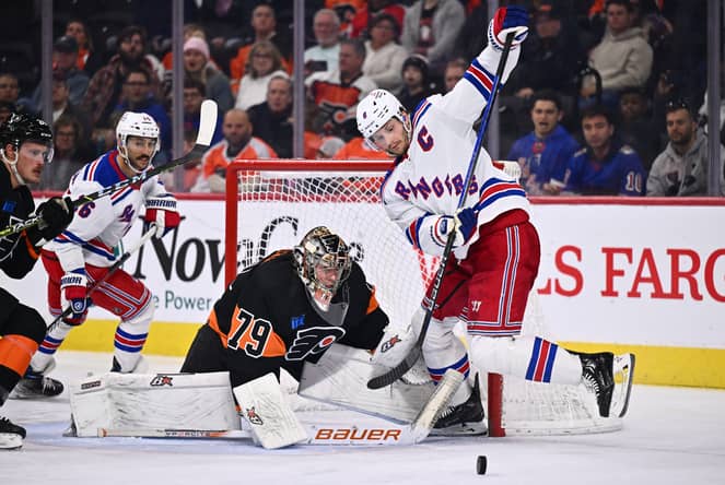 NHL: New York Rangers at Philadelphia Flyers