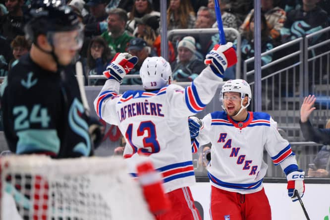 NHL: New York Rangers at Seattle Kraken