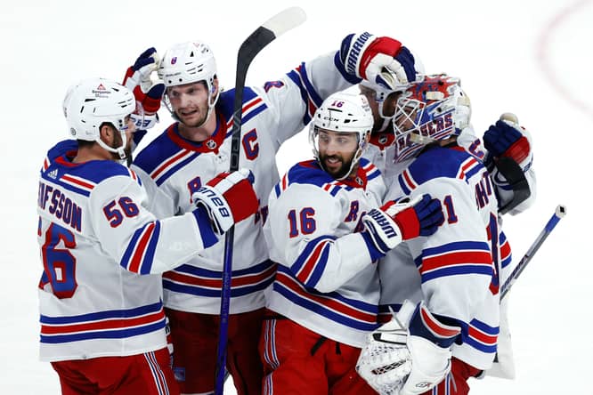 NHL: New York Rangers at Winnipeg Jets