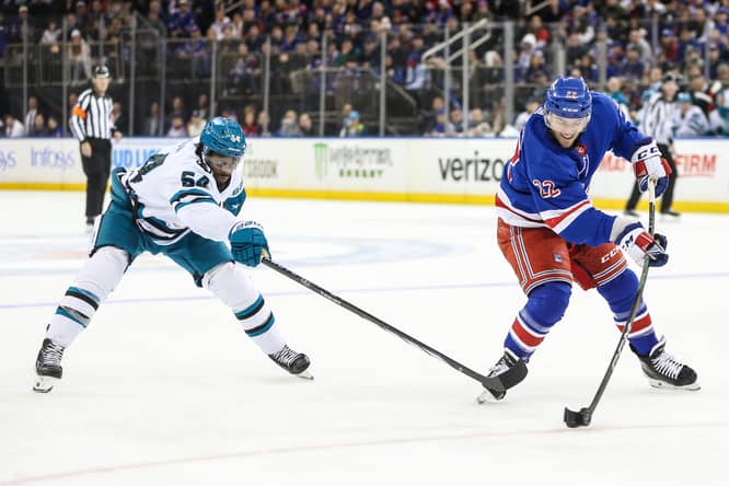 NHL: San Jose Sharks at New York Rangers