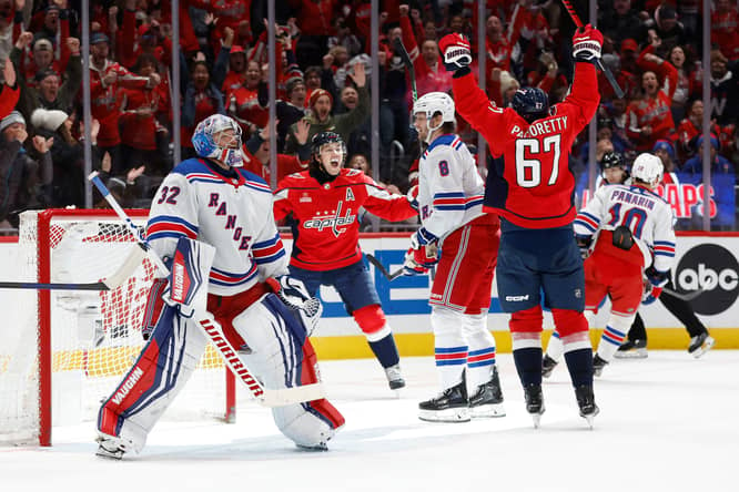 NHL: New York Rangers at Washington Capitals