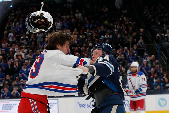 NHL: New York Rangers at Columbus Blue Jackets