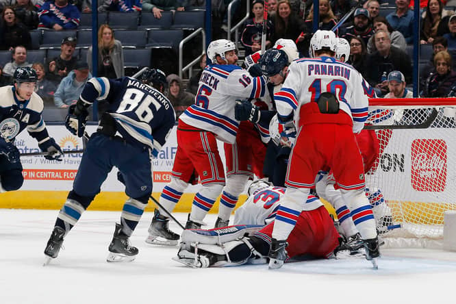 NHL: New York Rangers at Columbus Blue Jackets