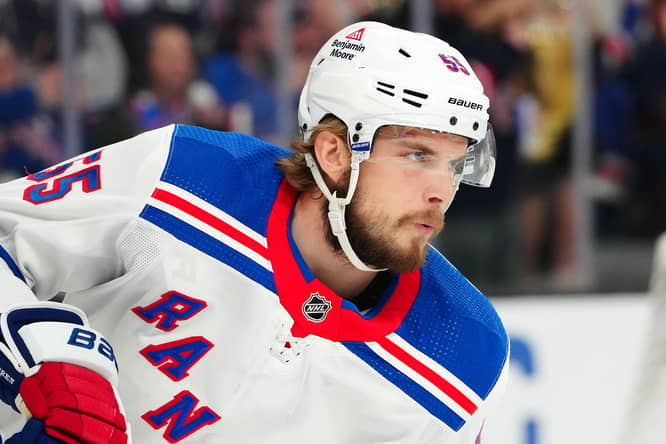 NHL: New York Rangers at Vegas Golden Knights