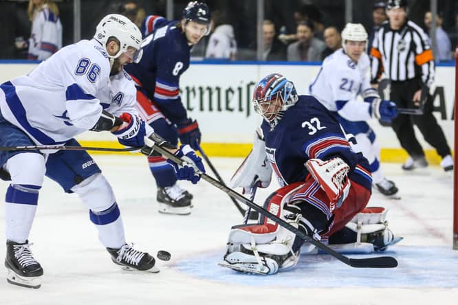 NHL: Tampa Bay Lightning at New York Rangers