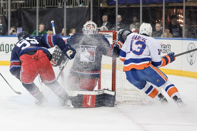 NHL: New York Islanders at New York Rangers