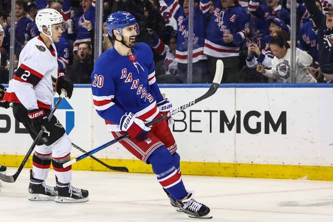 NHL: Ottawa Senators at New York Rangers