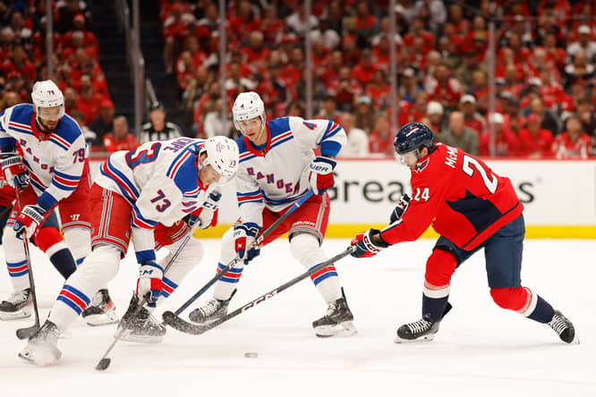 NHL: Stanley Cup Playoffs-New York Rangers at Washington Capitals