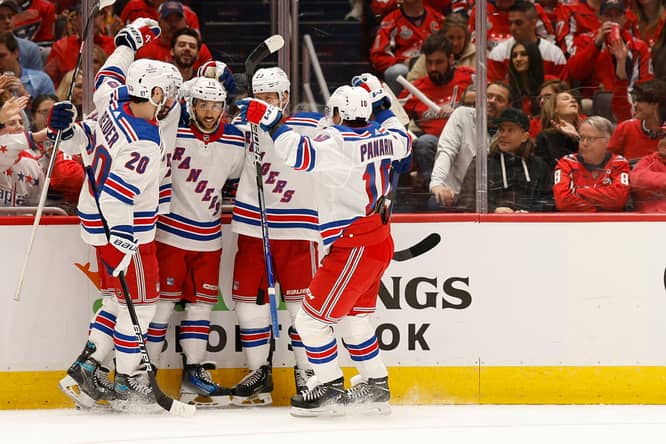 NHL: Stanley Cup Playoffs-New York Rangers at Washington Capitals