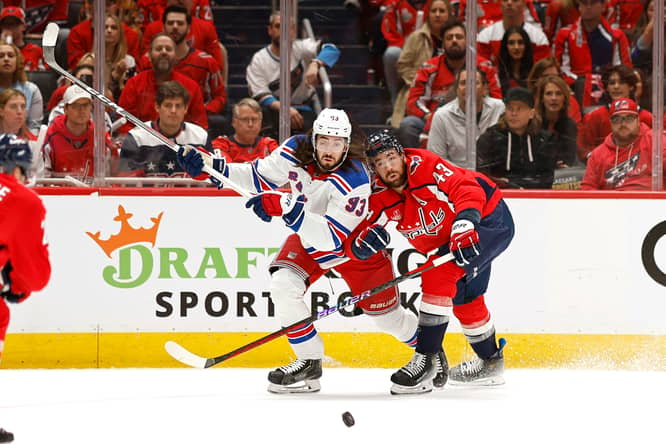 NHL: Stanley Cup Playoffs-New York Rangers at Washington Capitals