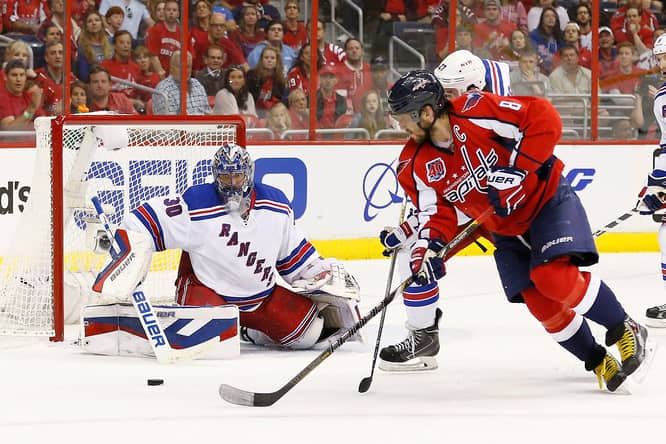 NHL: Stanley Cup Playoffs-New York Rangers at Washington Capitals