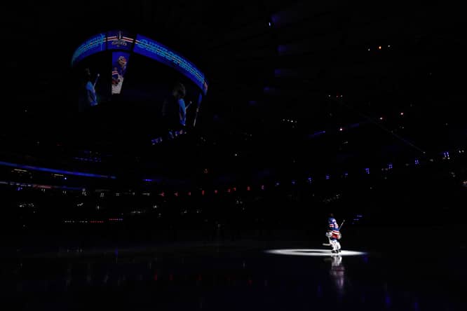 NHL: Stanley Cup Playoffs-Carolina Hurricanes at New York Rangers