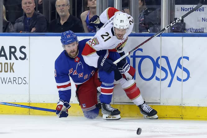 NHL: Stanley Cup Playoffs-Florida Panthers at New York Rangers