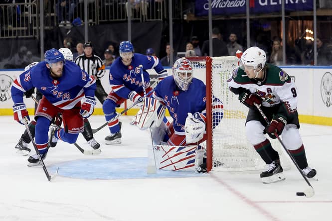 NHL: Arizona Coyotes at New York Rangers