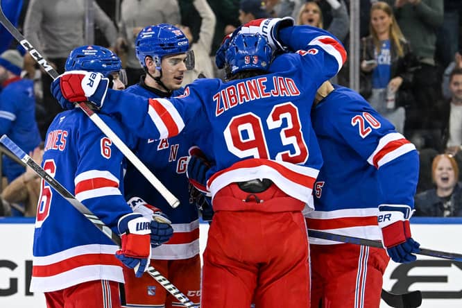 NHL: Detroit Red Wings at New York Rangers