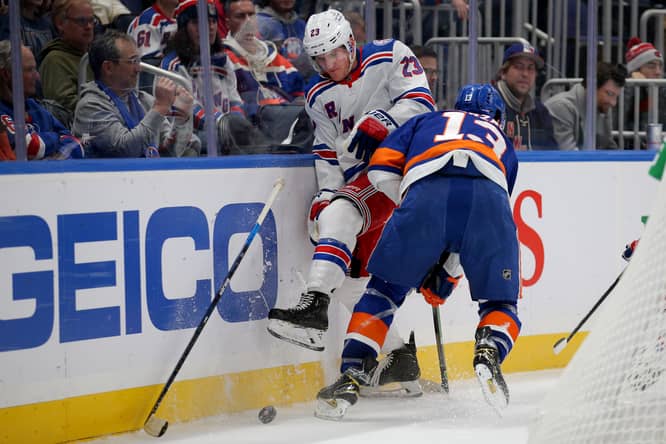 NHL: New York Rangers at New York Islanders