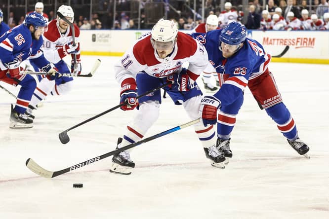 NHL: Montreal Canadiens at New York Rangers