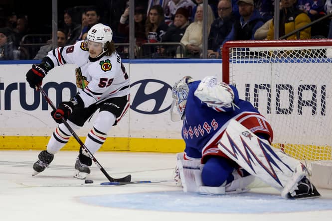 NHL: Chicago Blackhawks at New York Rangers