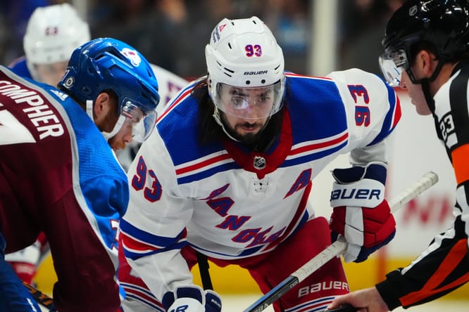 Rangers hit the road to take on Avs in clash of contenders