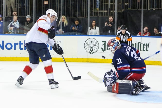 NHL: Florida Panthers at New York Rangers