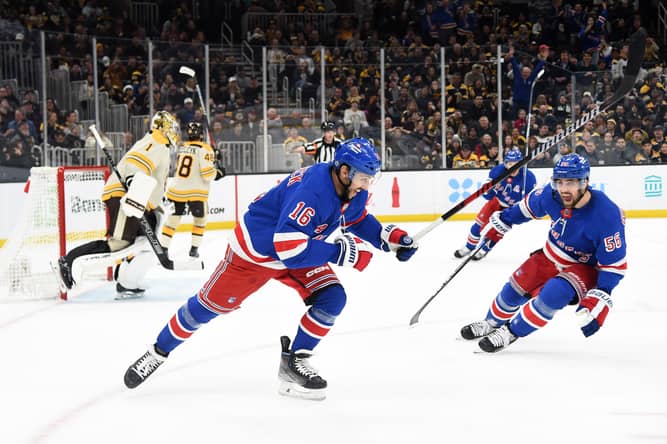 NHL: New York Rangers at Boston Bruins