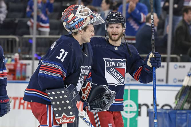 NHL: New York Islanders at New York Rangers