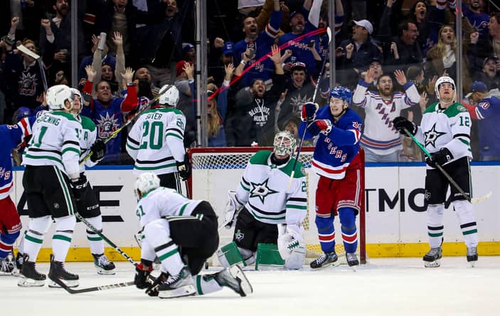 NHL: Dallas Stars at New York Rangers