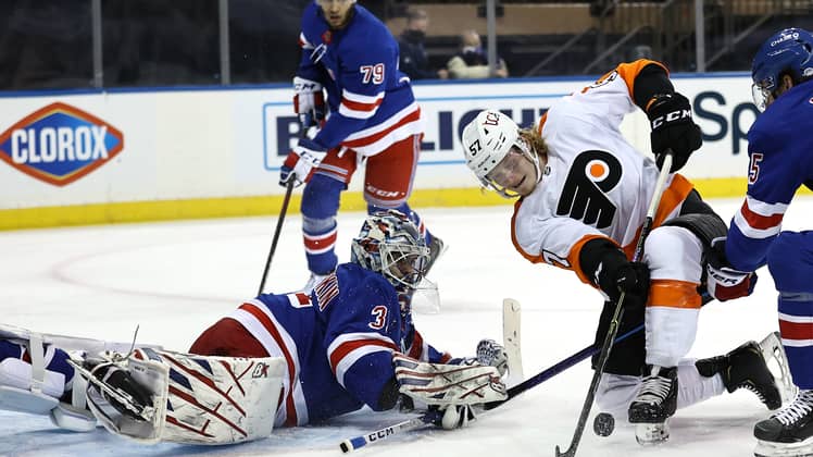 New York Rangers vs Flyers