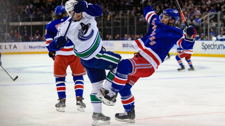 Rangers vs Canucks