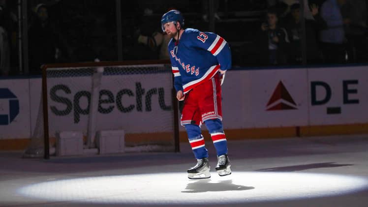 NHL: Calgary Flames at New York Rangers