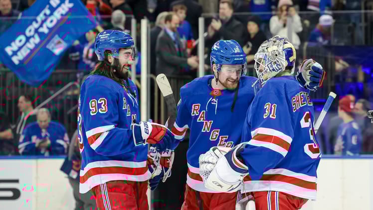 NHL: Pittsburgh Penguins at New York Rangers Mika Zibanejad