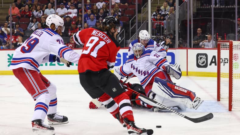 NHL: Preseason-New York Rangers at New Jersey Devils