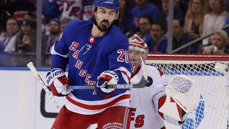 NHL: Stanley Cup Playoffs-Carolina Hurricanes at New York Rangers