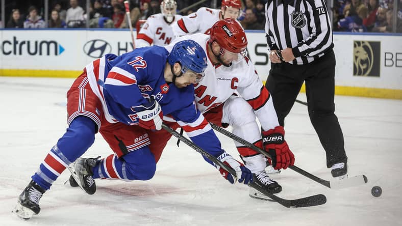 NHL: Carolina Hurricanes at New York Rangers