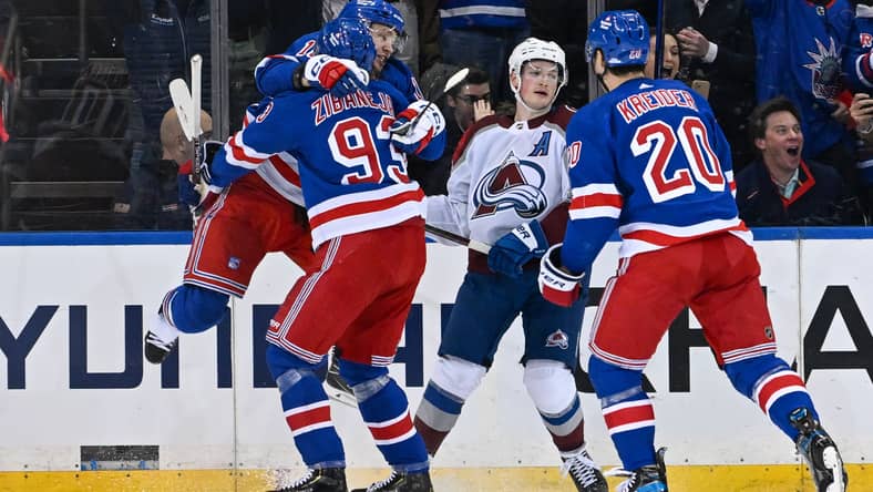NHL: Colorado Avalanche at New York Rangers