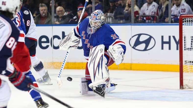 NHL: Columbus Blue Jackets at New York Rangers