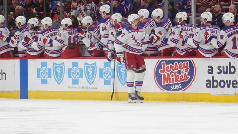 NHL: New York Rangers at Chicago Blackhawks