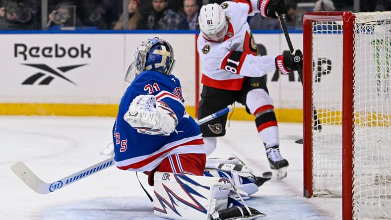NHL: Ottawa Senators at New York Rangers