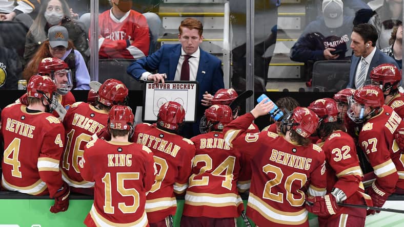 NCAA Hockey: Frozen Four Championship Game-Denver vs Minnesota State
