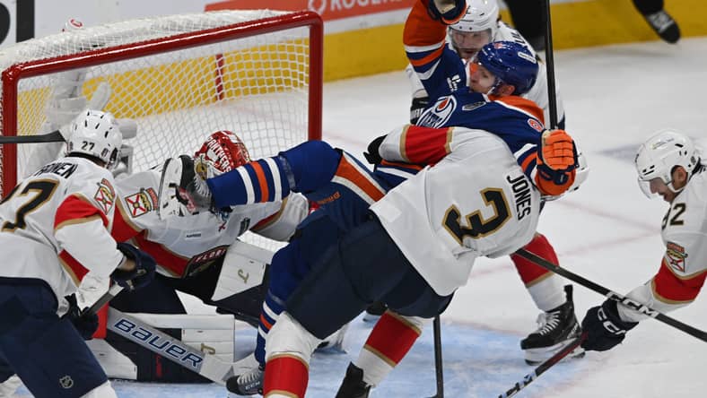 NHL: Stanley Cup Final-Florida Panthers at Edmonton Oilers