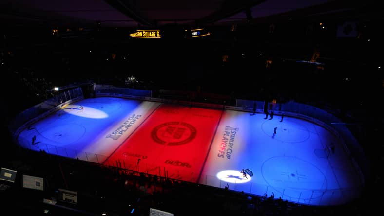 NHL: Stanley Cup Playoffs-Washington Capitals at New York Rangers