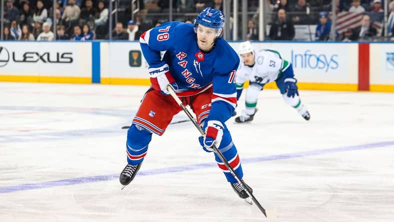 NHL: Vancouver Canucks at New York Rangers