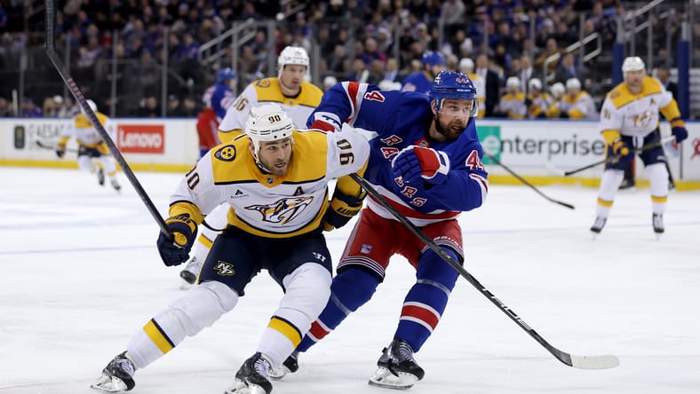 NHL: Nashville Predators at New York Rangers
